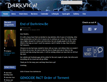 Tablet Screenshot of darkview.be